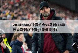 2014nba总决赛热火vs马刺(14年热火马刺总决赛g5录像央视)