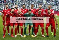 cba比赛赛程表(cba比赛赛程表2023)
