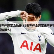 世界杯冠军次数排名(世界杯拿冠军世界杯冠军榜排名)