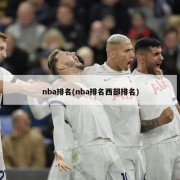 nba排名(nba排名西部排名)