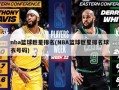 nba篮球巨星排名(NBA篮球巨星排名球衣号码)